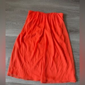 Alice + Olivia Bright Orange Skirt